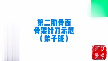 第二肋骨面骨架针刀示范视频封面