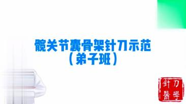 髋关节囊骨架针刀示范视频封面