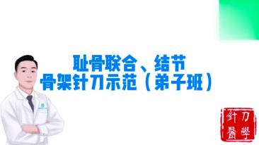 耻骨联合耻骨结节骨架针刀示范视频封面
