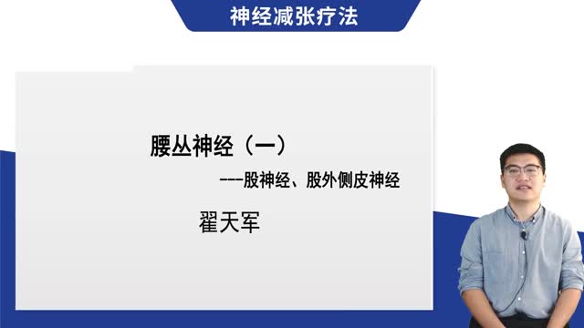 第13讲 腰丛神经(一)——股神经、股外侧皮神经视频封面