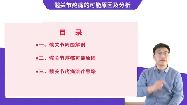 第32讲 髋关节疼痛的可能原因及分析视频封面